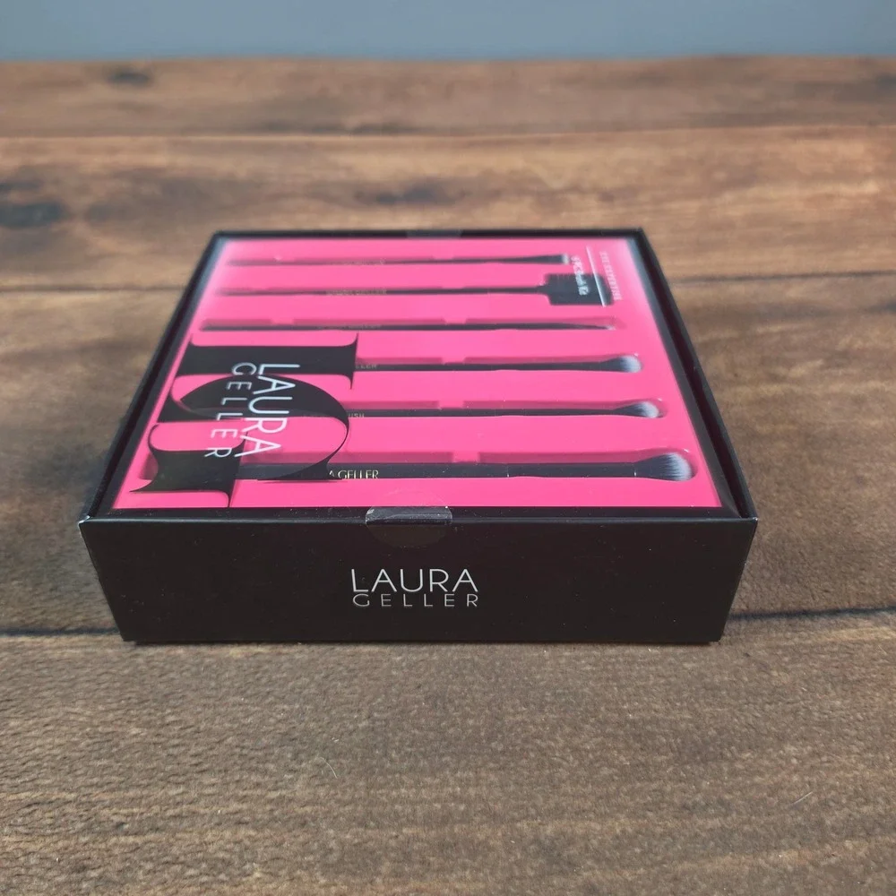 Laura Geller Eye Expertise Brush Kit Womens OS Black New 6PC Synthetic Eye Set